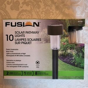 Fusion 10 Pack of Solar Pathway Lights 25759